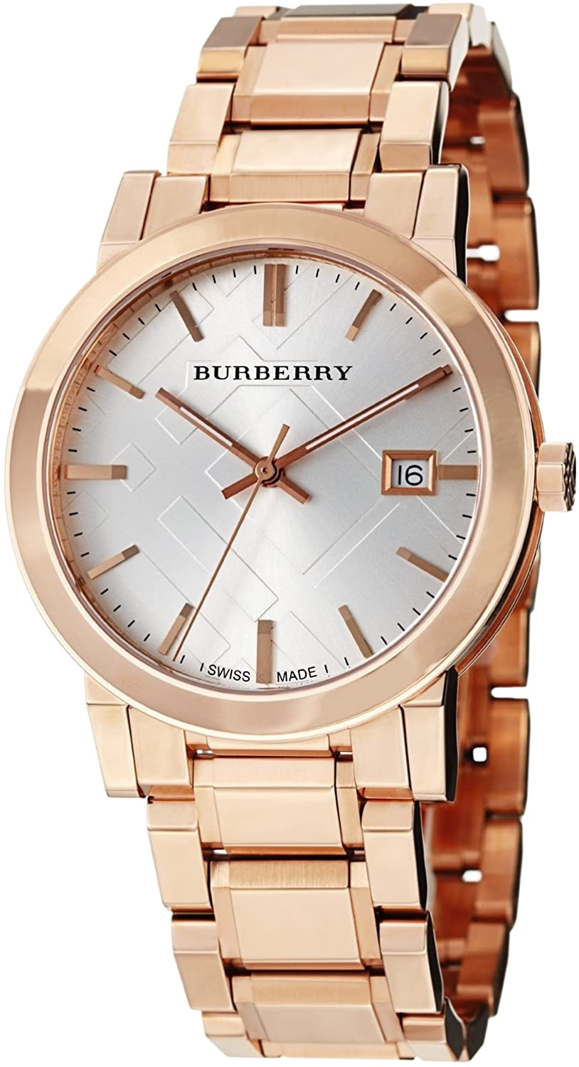 Montre Burberry BU9004 Bracelet en acier doré or rose