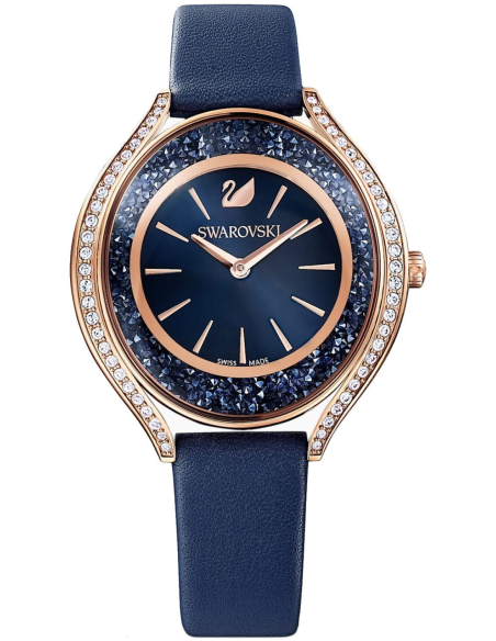 Chic Time | Montre Femme Swarovski Crystalline Aura 5519447 bleu nuit | Prix : 209,30 €