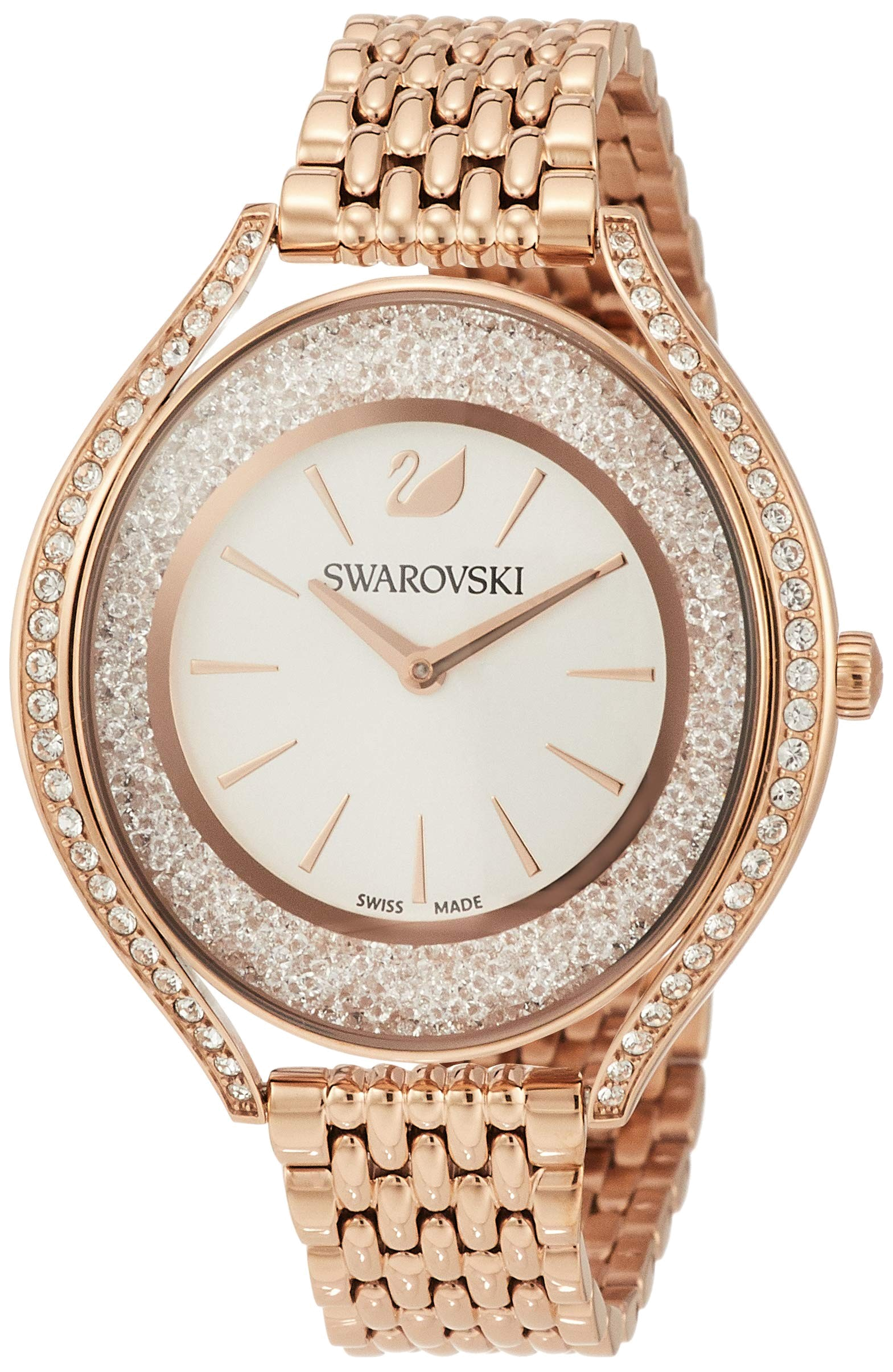 Montre Femme Swarovski Crystalline Aura 5519459 acier doré or rose