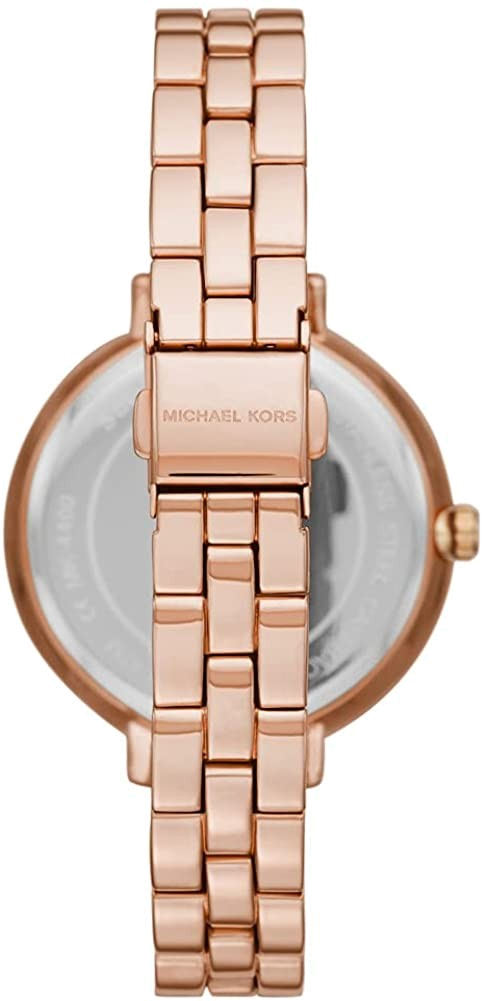 Michael Kors Womens Charley ThreeHand Rose GoldTone Alloy Watch  MK4400   Watch Republic