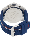 Chic Time | Montre Homme Tommy Hilfiger Decker 1791476 bracelet silicone bleu | Prix : 80,55 €