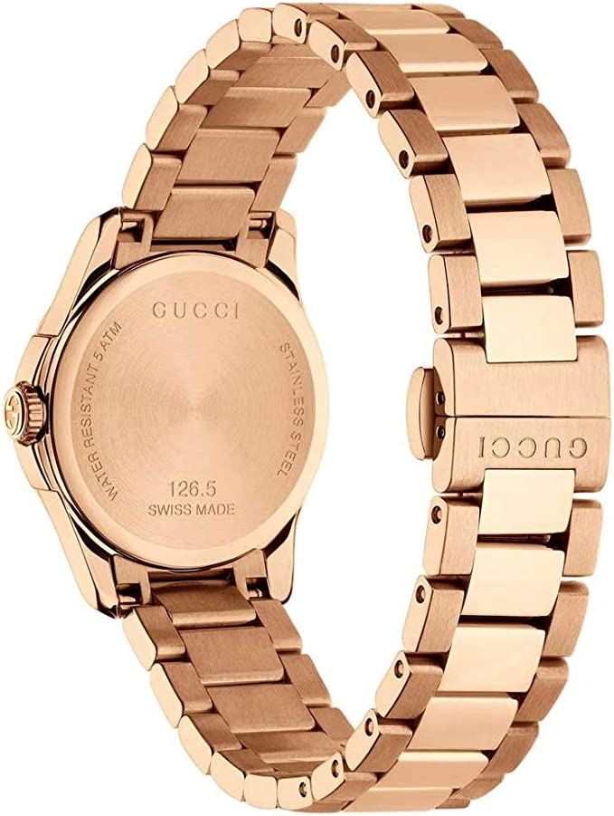 Gucci ladies discount watches rose gold