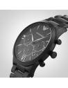 Chic Time | Montre Homme Emporio Armani Luigi AR11349 Chronomètre acier noir | Prix : 163,60 €