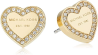 Chic Time | Boucles d'oreilles Michael Kors Heritage MKJ3965710 forme de coeur en acier doré | Prix : 39,60 €