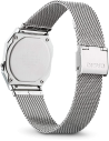 Chic Time | Montre retro Casio Collection Vintage A700WEM-7AEF affichage digital maille milanaise | Prix : 35,00 €