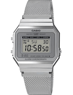 Chic Time | Montre retro Casio Collection Vintage A700WEM-7AEF affichage digital maille milanaise | Prix : 37,50 € Chic Time | Montre retro Casio Collection Vintage A700WEM-7AEF affichage digital maille milanaise | Prix : 37,50 €