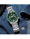 Chic Time | Montre de plongée Seiko 5 automatique SRPD63K1 cadran vert | Prix : €217.00