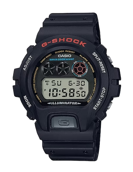 Chic Time | Casio Men's Watch G-Shock DW-6900-1VCT Digital Black Rubber Strap | Buy at best price