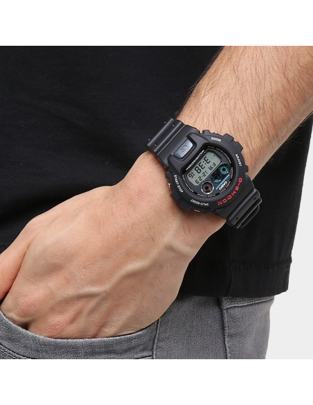 Chic Time | Casio Men's Watch G-Shock DW-6900-1VCT Digital Black Rubber Strap | Buy at best price