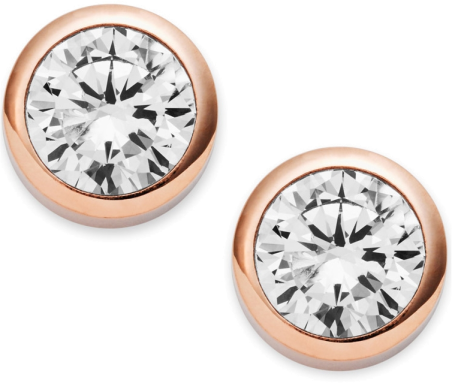 Michael Round Cut Stud Earrings