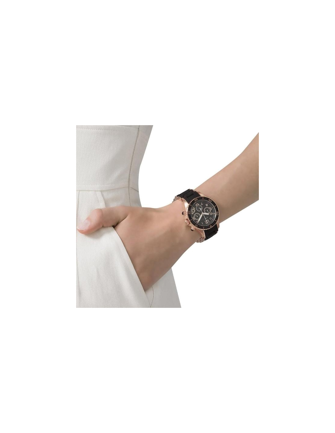 Marc jacobs sales rock chronograph watch