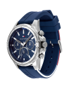 Chic Time | Montre Homme Tommy Hilfiger 1791791 bracelet en silicone bleu | Prix : 89,50 €