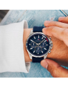 Chic Time | Montre Homme Tommy Hilfiger 1791791 bracelet en silicone bleu | Prix : 107,40 €