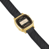Chic Time | Montre Femme Retro Casio Vintage LA670WEMB-1EF affichage digital maille milanaise noire | Prix : 45,50 €