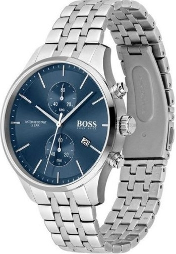 Chic Time | Montre Homme Hugo Boss Classic Jet 1513384 cadran bleu | Prix : 272,30 €