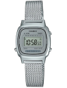 Chic Time | Montre Femme Retro Casio Vintage LA670WEM-7EF affichage digital maille milanaise | Prix : 50,00 €