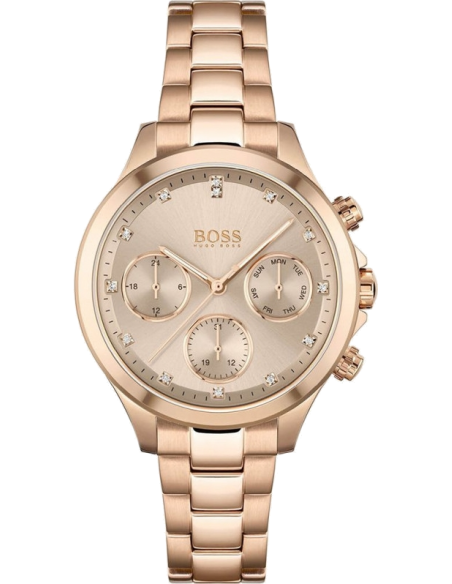 Chic Time | Women's watch Hugo Boss Hera 1502592 in pink gold steel | Buy at best price