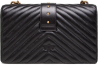 Chic Time | Sac bandoulière Pinko Love One Classic en cuir de vachette | Prix : 221,25 €