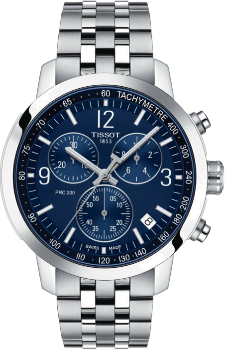 Chic Time | Tissot Men's Watch PRC 200 T17158642 Blue Dial | Buy at best price