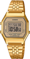 Chic Time | Montre Casio Vintage LA680WEGA-9EF digitale en métal doré | Prix : 55,00 €