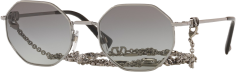 Chic Time | Lunettes de soleil Valentino Garavani VA2040 Hexagonales avec chaine | Prix : 237,00 € Chic Time | Lunettes de soleil Valentino Garavani VA2040 Hexagonales avec chaine | Prix : 237,00 €