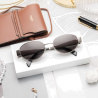 Chic Time | Lunettes de soleil Celine Triomphe ovales CL40235U monture métal | Prix : 275,40 €