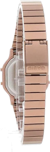 Chic Time | Montre Femme Casio Vintage Ditigale LA-11WR-5AEF en métal doré rose | Prix : 59,90 €