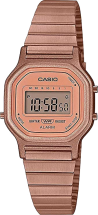 Chic Time | Montre Femme Casio Vintage Ditigale LA-11WR-5AEF en métal doré rose | Prix : 59,90 €
