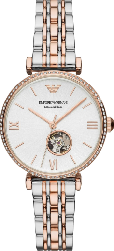Chic Time | Montre Femme Emporio Armani Gianni T-Bar AR60019 Automatique | Prix : 209,50 € Chic Time | Montre Femme Emporio Armani Gianni T-Bar AR60019 Automatique | Prix : 209,50 €