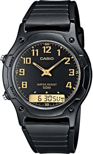 Chic Time | Montre Homme Casio Collection AW-49H-1BVEF Noir | Prix : 35,00 €