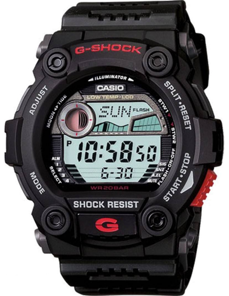 Chic Time | Montre Homme Casio G-7900-1ER G-Shock Résine Noire | Prix : 99,00 €