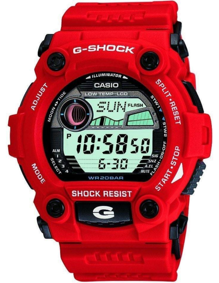 Chic Time | Montre Homme Casio G-Shock G-7900A-4ER Rouge | Prix : 99,00 €