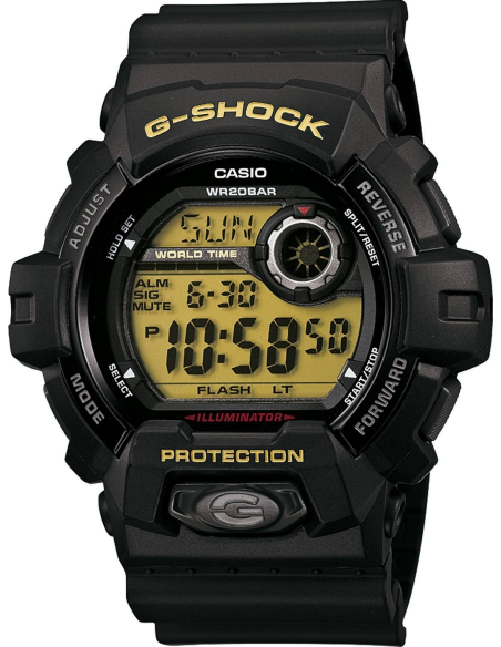 Chic Time | Montre Homme Casio G-Shock G-8900-1ER Bracelet Résine Noir | Prix : 89,00 €