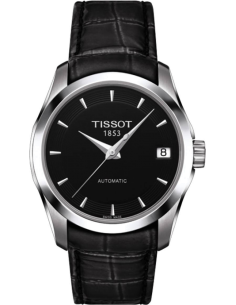 Chic Time | Montre Femme Tissot Couturier T0352071605100 Noir | Prix : 381,50 € Chic Time | Montre Femme Tissot Couturier T0352071605100 Noir | Prix : 381,50 €
