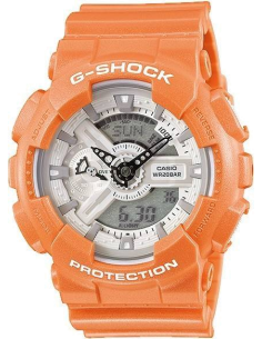 Chic Time | Montre Homme Casio G-Shock GA-110SG-4ER bracelet orange en résine | Prix : 103,20 € Chic Time | Montre Homme Casio G-Shock GA-110SG-4ER bracelet orange en résine | Prix : 103,20 €