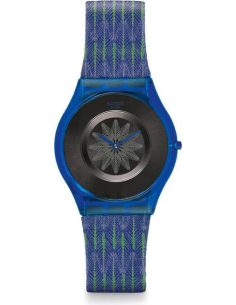 Chic Time | Montre Femme Swatch For the Love of Pattern SFS102 Bleu | Prix : 65,40 € Chic Time | Montre Femme Swatch For the Love of Pattern SFS102 Bleu | Prix : 65,40 €