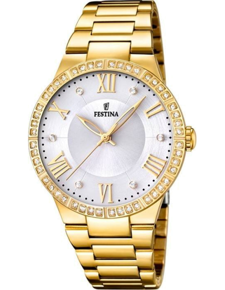 Montre Femme Festina Mademoiselle F16720 1 Bracelet en acier dor