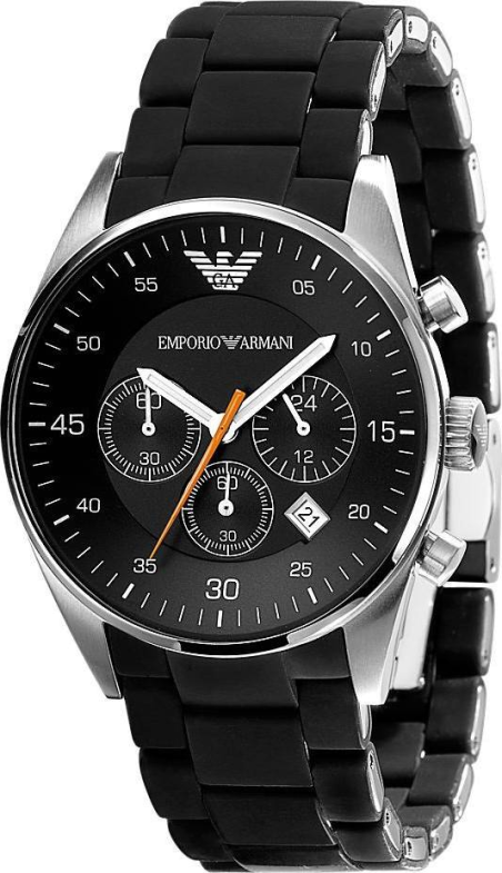 Chic Time | Montre Homme Emporio Armani Sportivo AR5858 Noire | Prix : 215,40 €