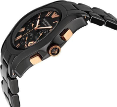 Chic Time | Montre Chronomètre Emporio Armani Ceramica AR1410 en céramique noire | Prix : 274,50 € 2 Chic Time | Montre Chronomètre Emporio Armani Ceramica AR1410 en céramique noire | Prix : 274,50 € 2