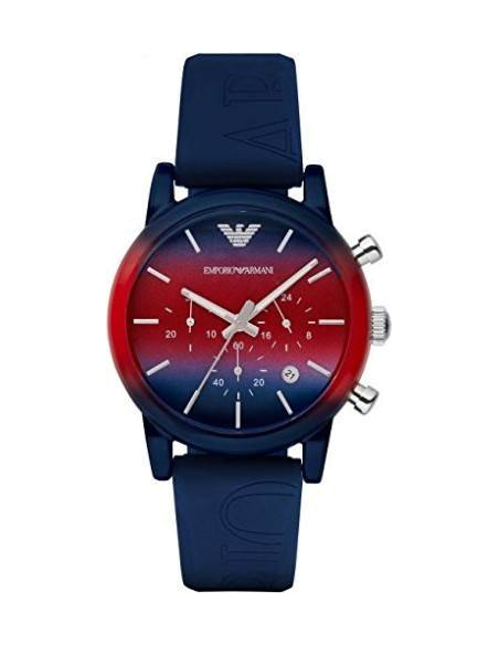 Emporio armani outlet blue watch price