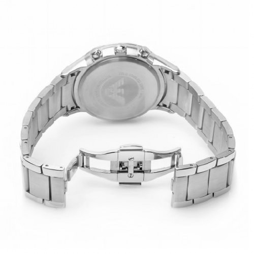 Bracelet en acier poli de la montre Emporio Armani AR2434