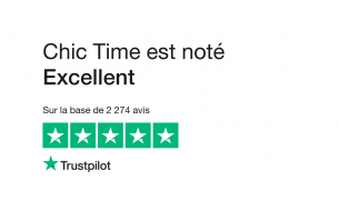 Notez Chic Time sur Trustpilot : objectif 100% satisfait Notez Chic Time sur Trustpilot : objectif 100% satisfait