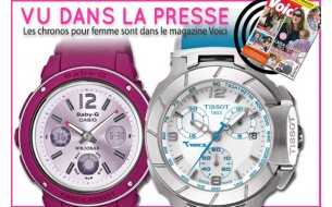 Les chronos pour femme à l'honneur dans Voici Les chronos pour femme à l'honneur dans Voici